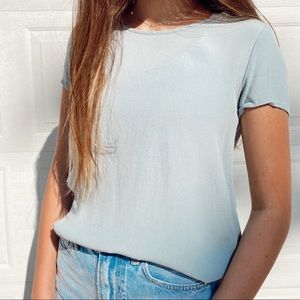 mint blue forever 21 top